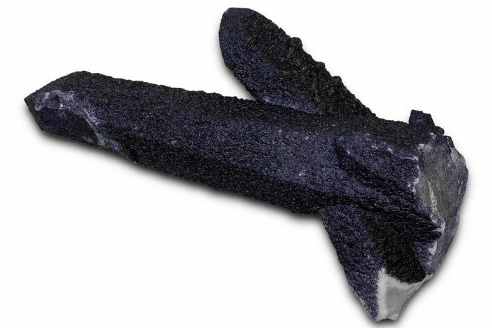 Dark Purple Fluorite Encrusted Quartz Crystals - New Find! #350678